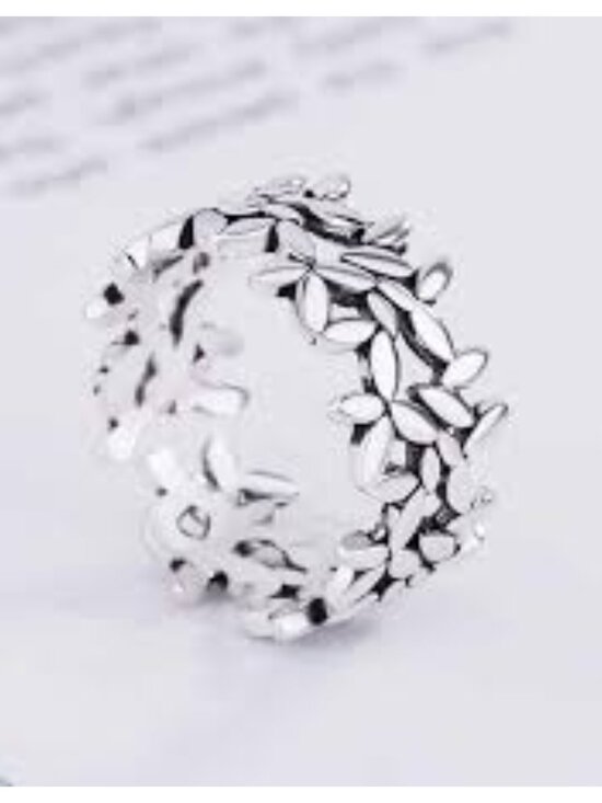 aperfectbuy Jewelry - NEW Silver Leaf Women’s Boho Ring Adjustable Size